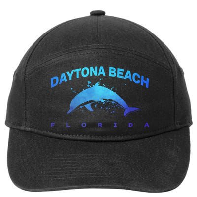 Daytona Beach Florida Dolphin Lover Spring Break Vacation Meaningful Gift 7-Panel Snapback Hat