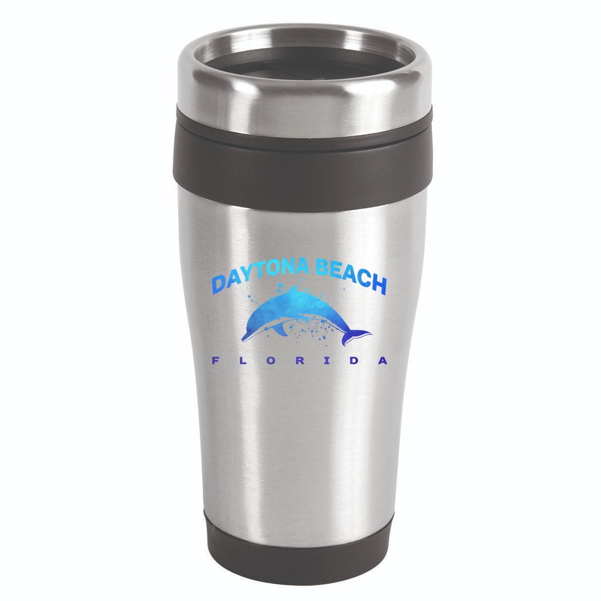 Daytona Beach Florida Dolphin Lover Spring Break Vacation Meaningful Gift 16oz Travel Tumbler