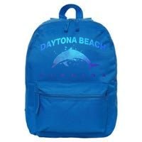Daytona Beach Florida Dolphin Lover Spring Break Vacation Meaningful Gift 16 in Basic Backpack