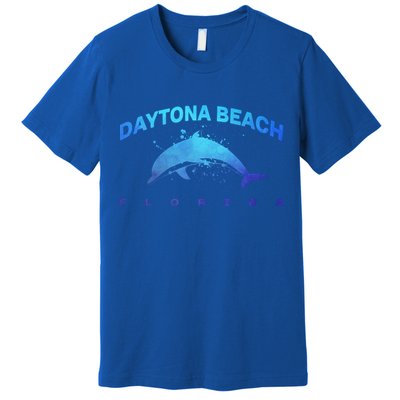 Daytona Beach Florida Dolphin Lover Spring Break Vacation Meaningful Gift Premium T-Shirt