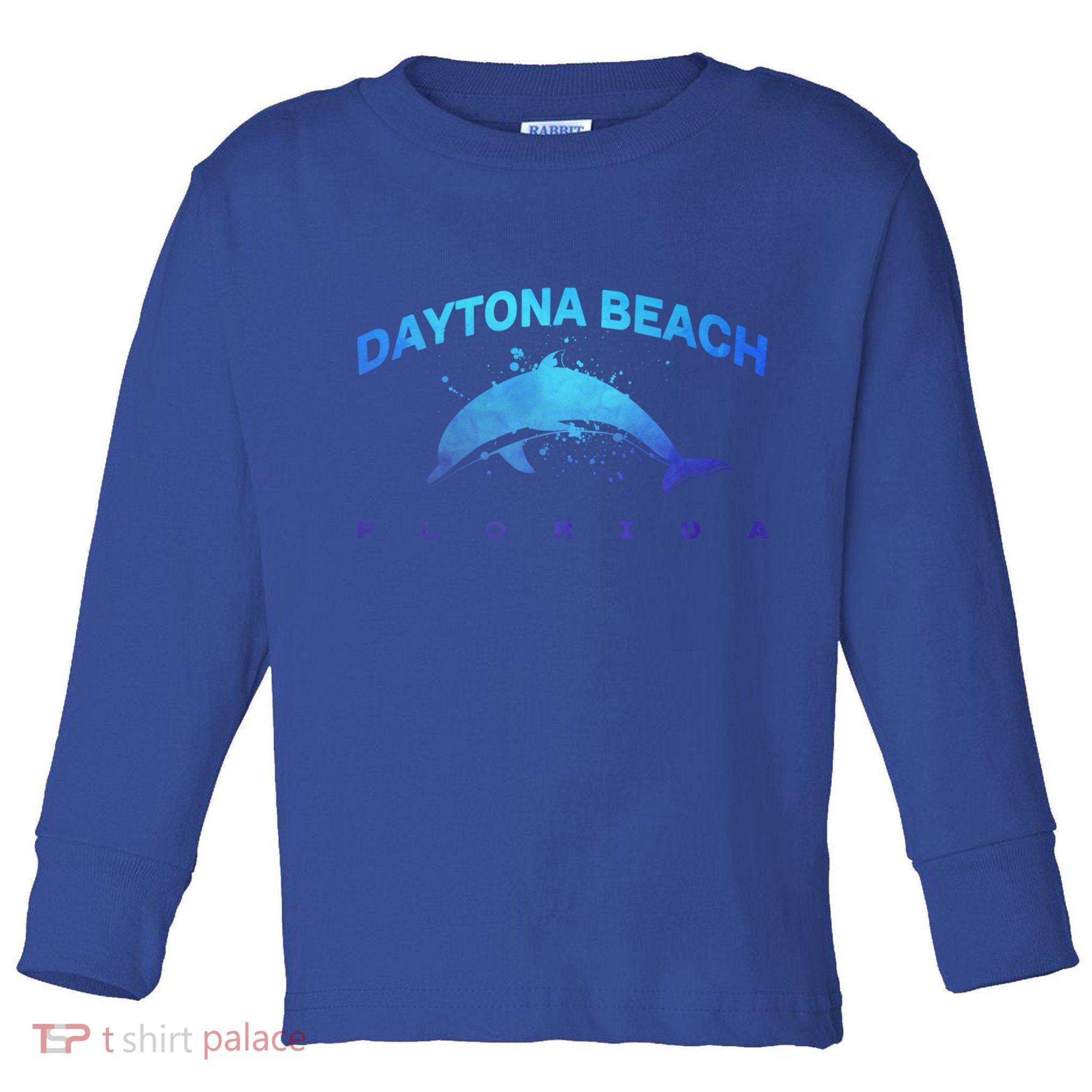Daytona Beach Florida Dolphin Lover Spring Break Vacation Meaningful Gift Toddler Long Sleeve Shirt