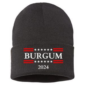 Doug Burgum For President 2024 Election Sustainable Knit Beanie