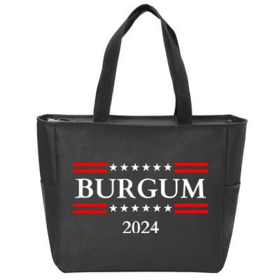 Doug Burgum For President 2024 Election Zip Tote Bag