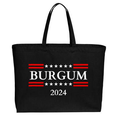 Doug Burgum For President 2024 Election Cotton Canvas Jumbo Tote