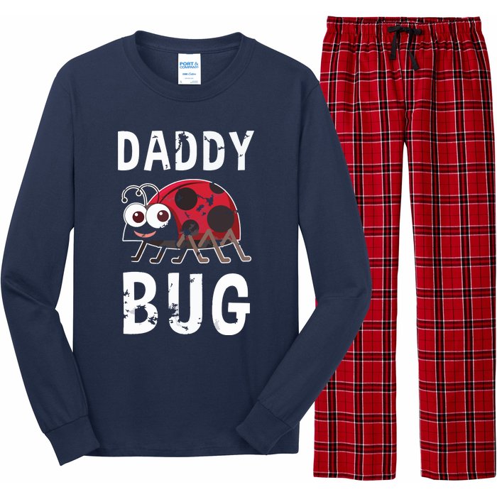 Daddy Bug Funny Ladybug Lover Cute Dad Fathers Day Gift Long Sleeve Pajama Set