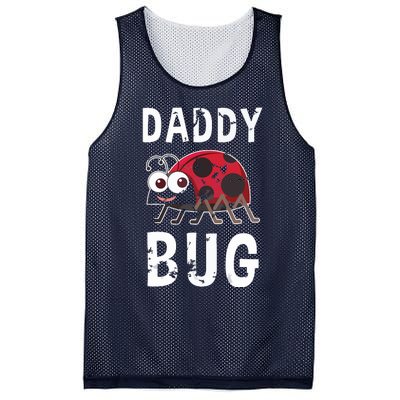 Daddy Bug Funny Ladybug Lover Cute Dad Fathers Day Gift Mesh Reversible Basketball Jersey Tank