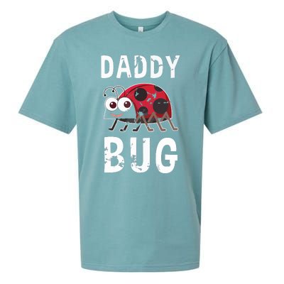 Daddy Bug Funny Ladybug Lover Cute Dad Fathers Day Gift Sueded Cloud Jersey T-Shirt