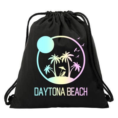 Daytona Beach Florida Travel Vacation Souvenir Funny Gift Drawstring Bag