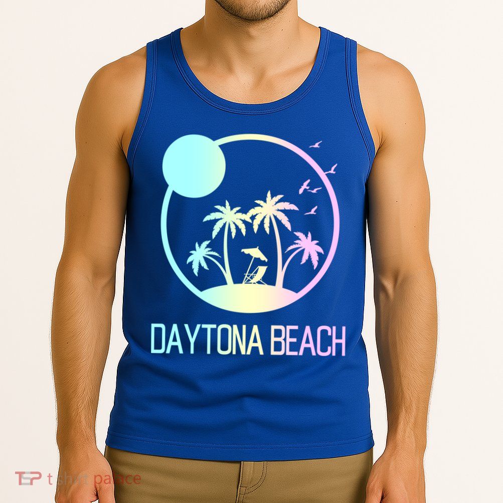 Daytona Beach Florida Travel Vacation Souvenir Funny Gift Tank Top