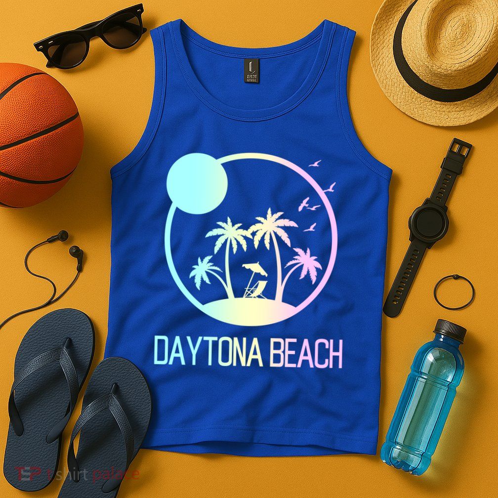 Daytona Beach Florida Travel Vacation Souvenir Funny Gift Tank Top
