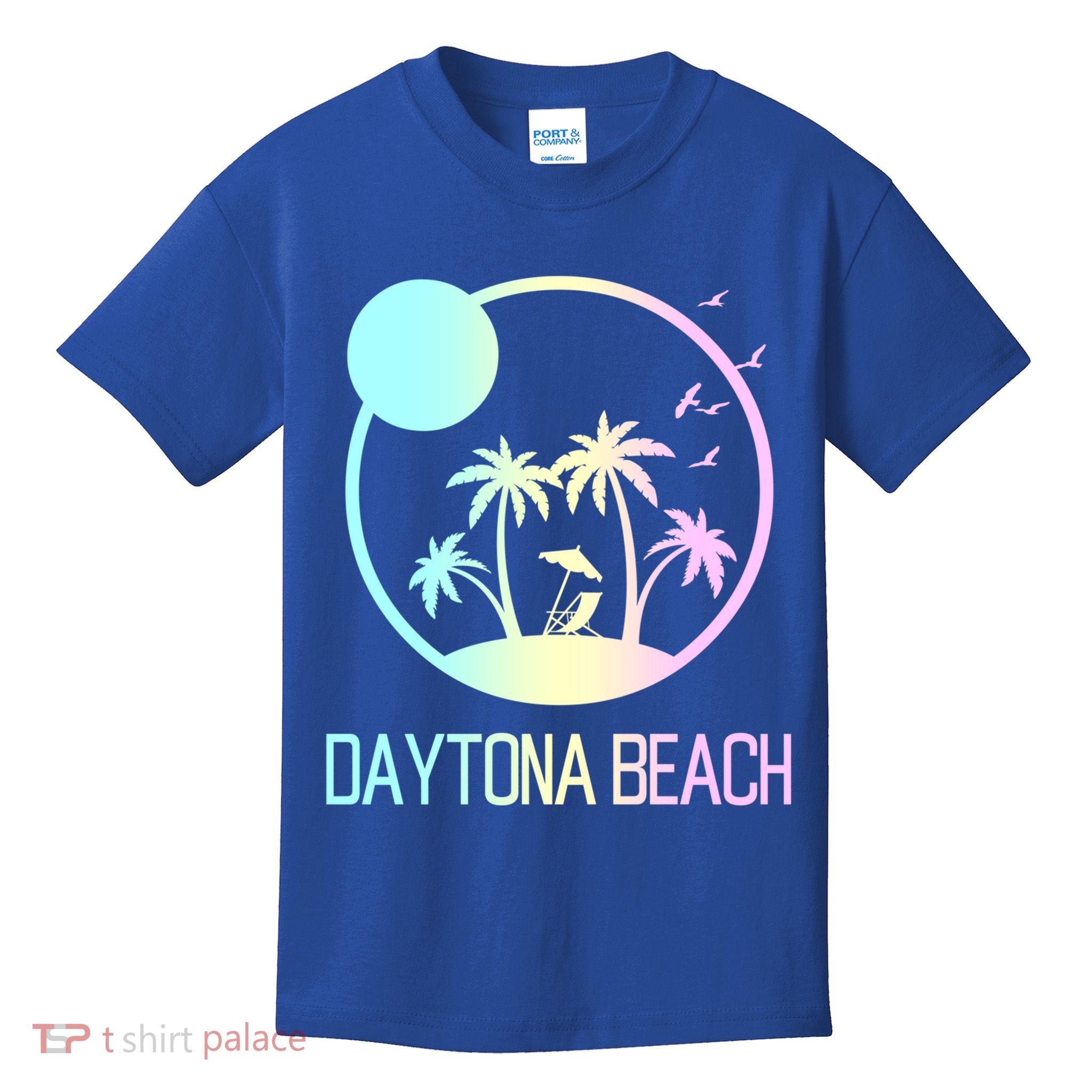 Daytona Beach Florida Travel Vacation Souvenir Funny Gift Kids T-Shirt