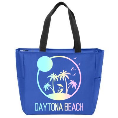 Daytona Beach Florida Travel Vacation Souvenir Funny Gift Zip Tote Bag
