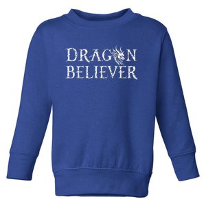 Dragon Believer Fantasy Toddler Sweatshirt