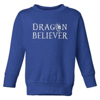 Dragon Believer Fantasy Toddler Sweatshirt