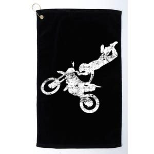 DIRT BIKE FREESTYLE Motocross Enduro Platinum Collection Golf Towel