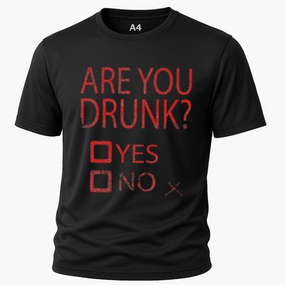 Drink Beer For Wasted Drunk Test Checklist Cooling Performance Crew T-Shirt