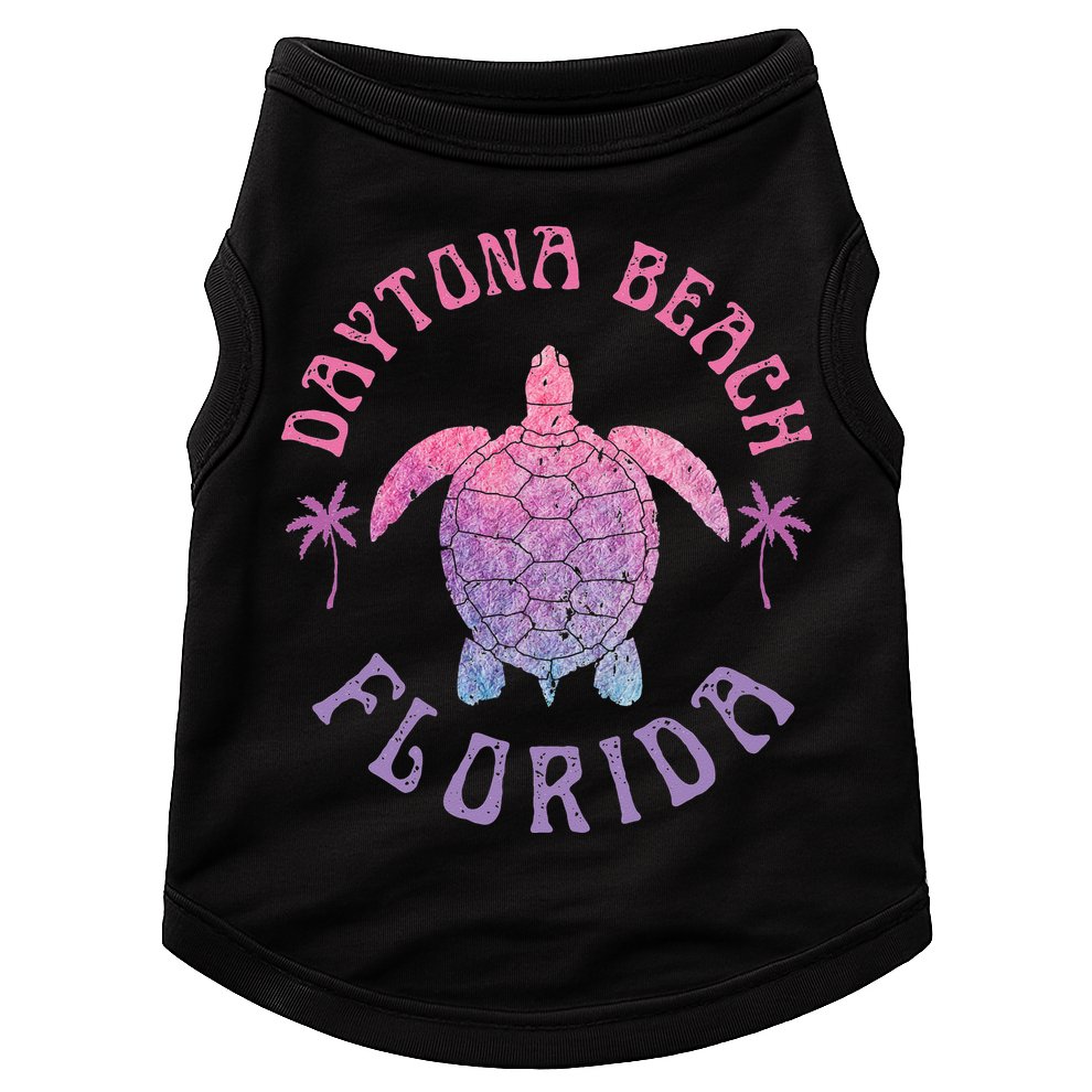 Daytona Beach Florida Sea Turtle Summer Vacation Doggie Tank