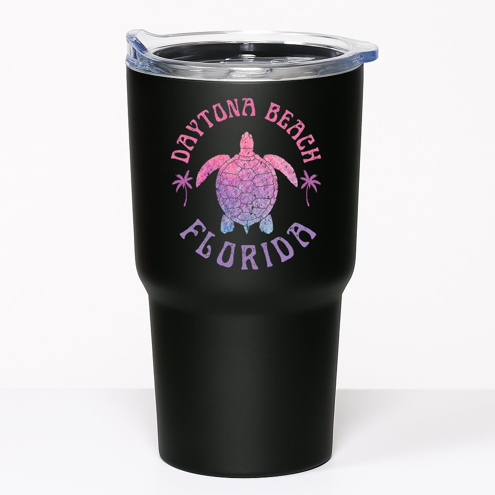 Daytona Beach Florida Sea Turtle Summer Vacation Tumbler