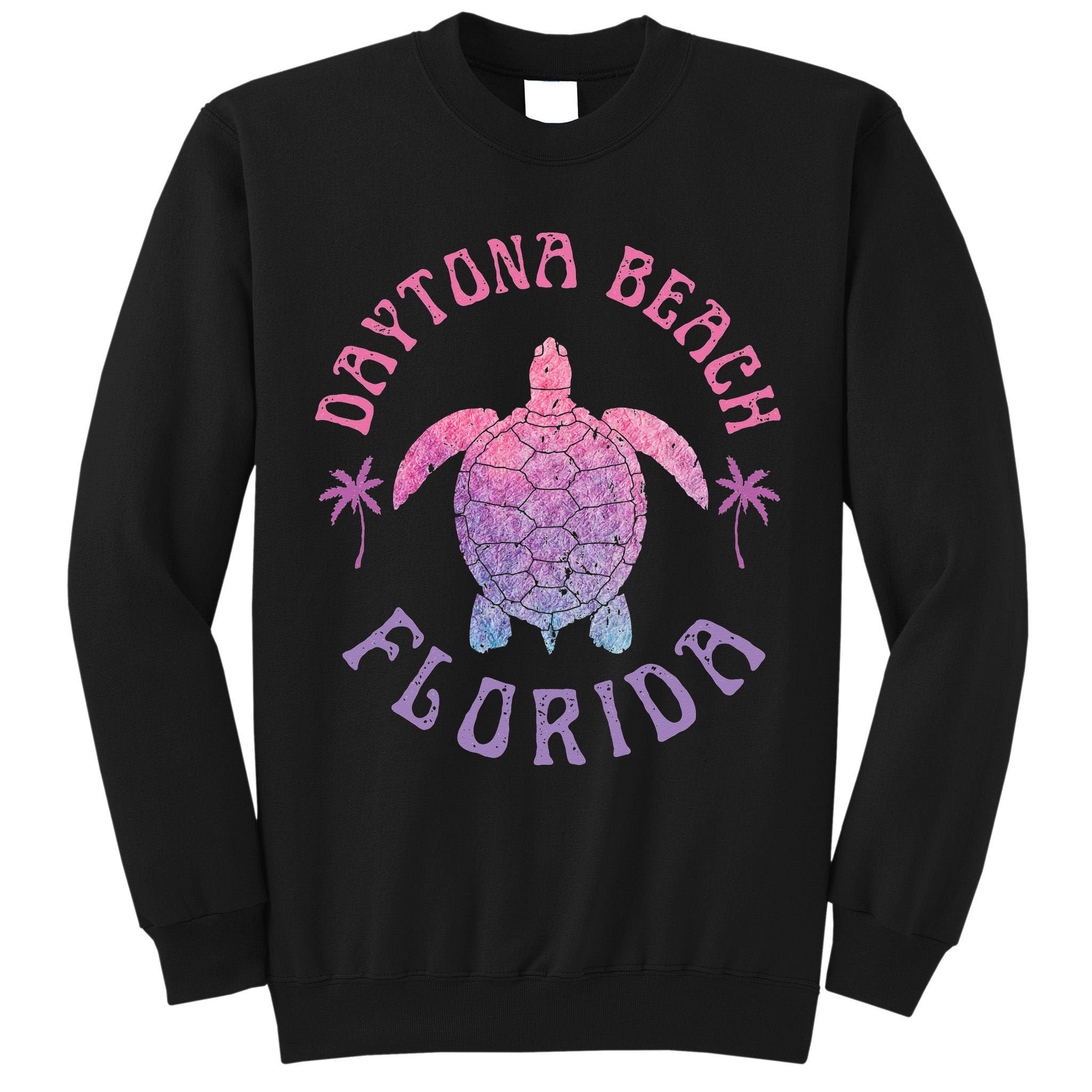 Daytona Beach Florida Sea Turtle Summer Vacation Tall Sweatshirt