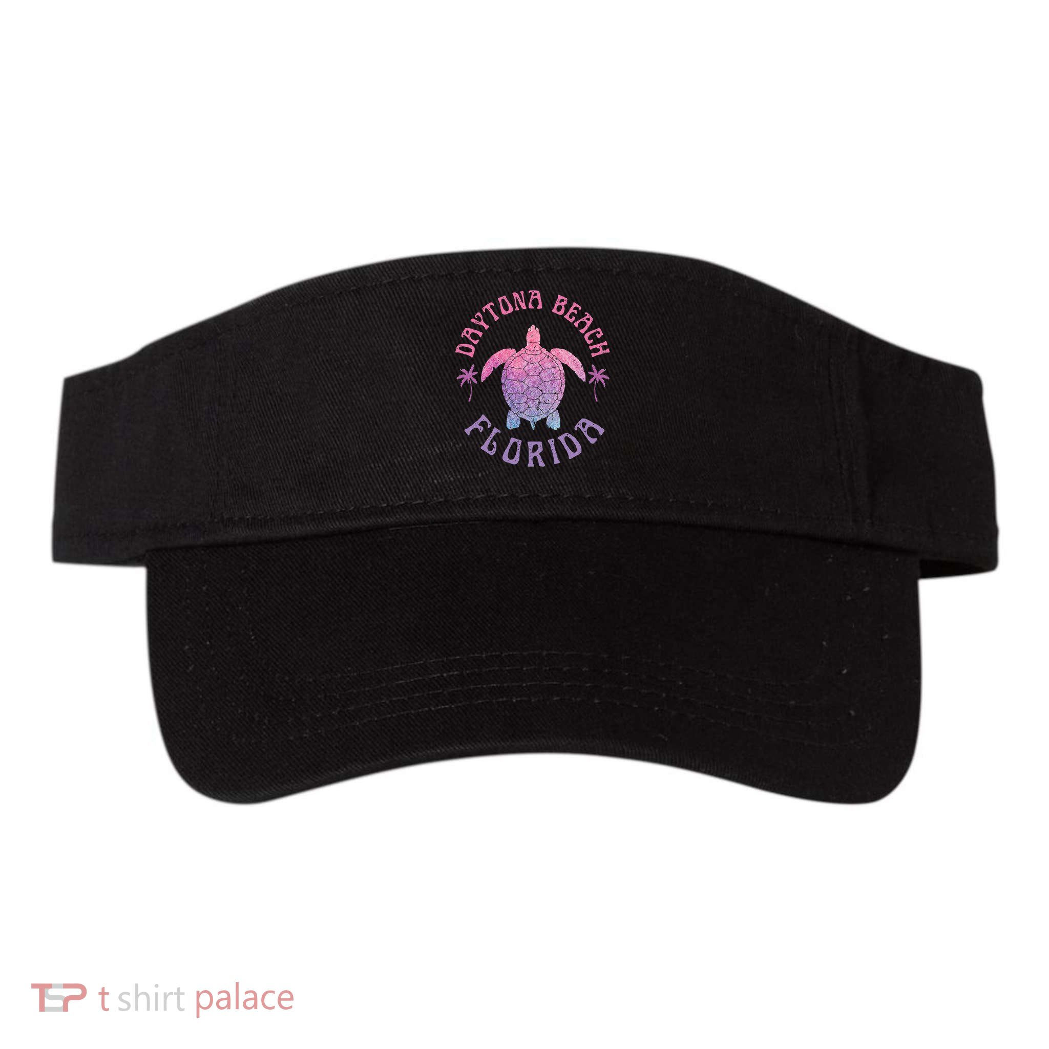 Daytona Beach Florida Sea Turtle Summer Vacation Visor
