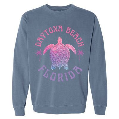 Daytona Beach Florida Sea Turtle Summer Vacation Garment-Dyed Sweatshirt