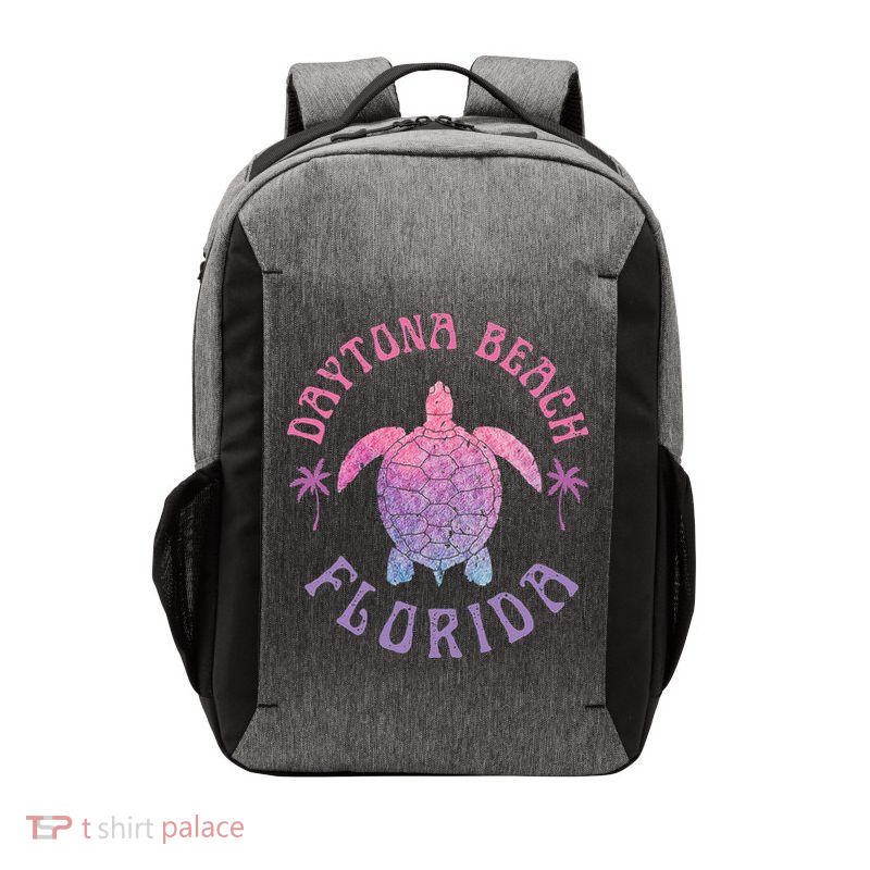 Daytona Beach Florida Sea Turtle Summer Vacation Vector Backpack