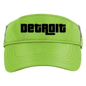 Detroit Bold Future Style Logo Adult Drive Performance Visor