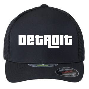 Detroit Bold Future Style Logo Flexfit Unipanel Trucker Cap