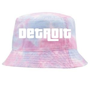 Detroit Bold Future Style Logo Tie-Dyed Bucket Hat