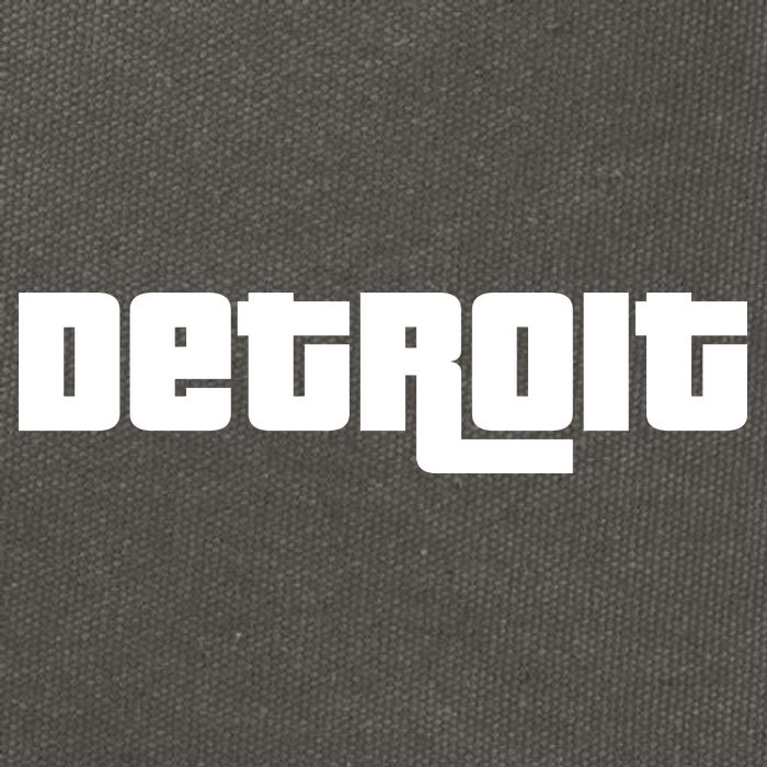 Detroit Bold Future Style Logo Cotton Canvas Backpack