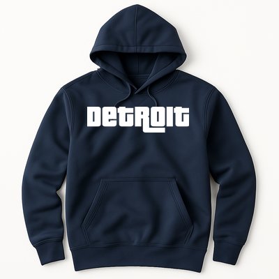 Detroit Bold Future Style Logo Hoodie