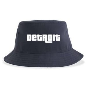 Detroit Bold Future Style Logo Sustainable Bucket Hat