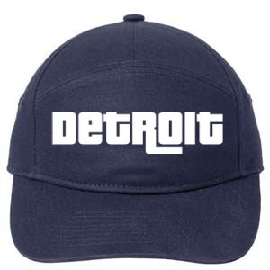 Detroit Bold Future Style Logo 7-Panel Snapback Hat