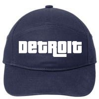 Detroit Bold Future Style Logo 7-Panel Snapback Hat