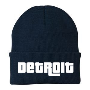 Detroit Bold Future Style Logo Knit Cap Winter Beanie