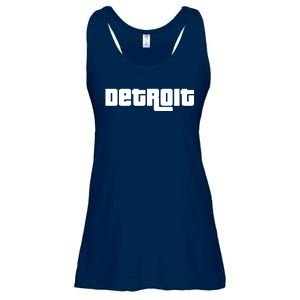 Detroit Bold Future Style Logo Ladies Essential Flowy Tank