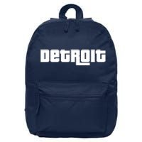 Detroit Bold Future Style Logo 16 in Basic Backpack