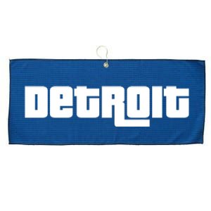 Detroit Bold Future Style Logo Large Microfiber Waffle Golf Towel