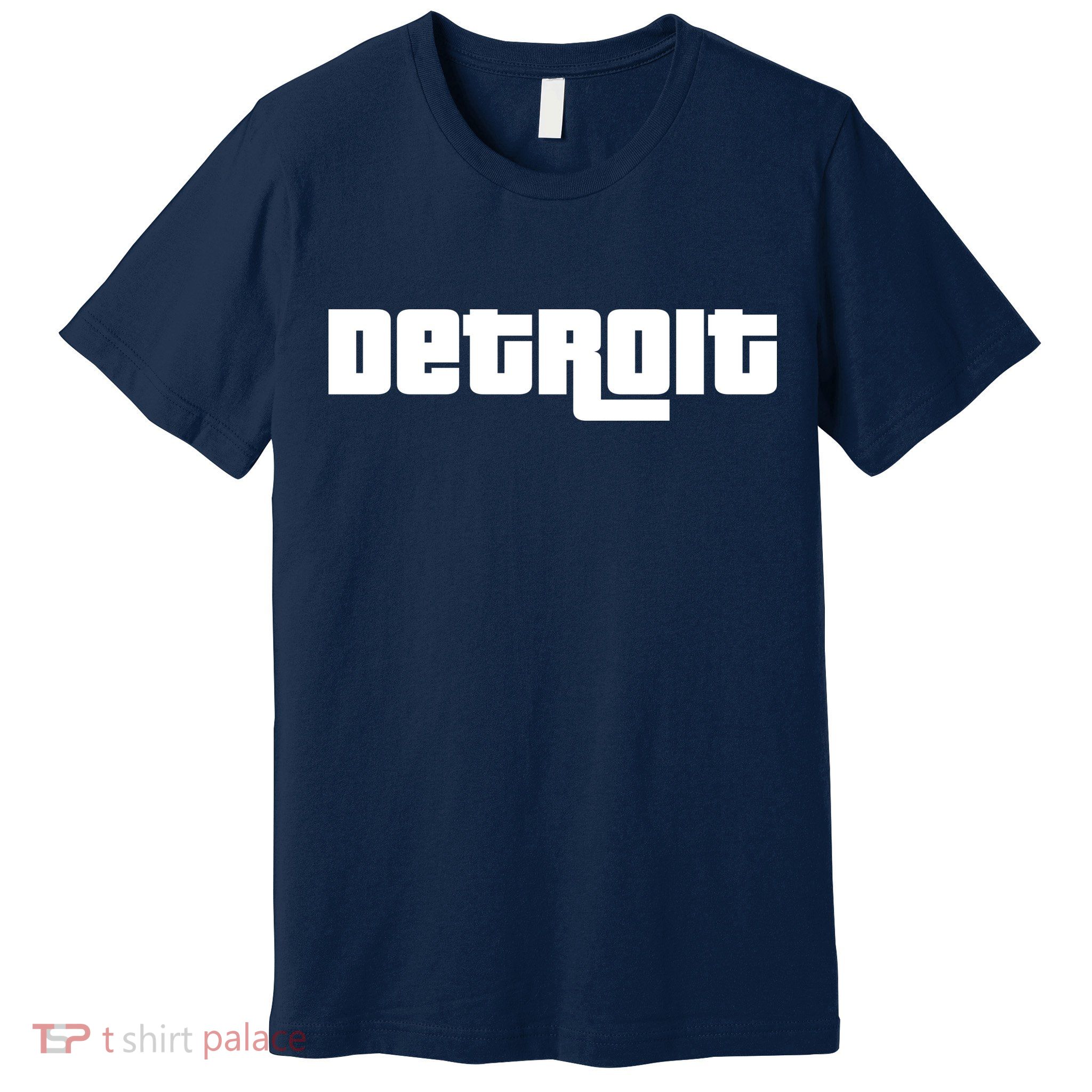 Detroit Bold Future Style Logo Premium T-Shirt