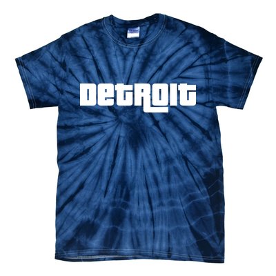 Detroit Bold Future Style Logo Tie-Dye T-Shirt