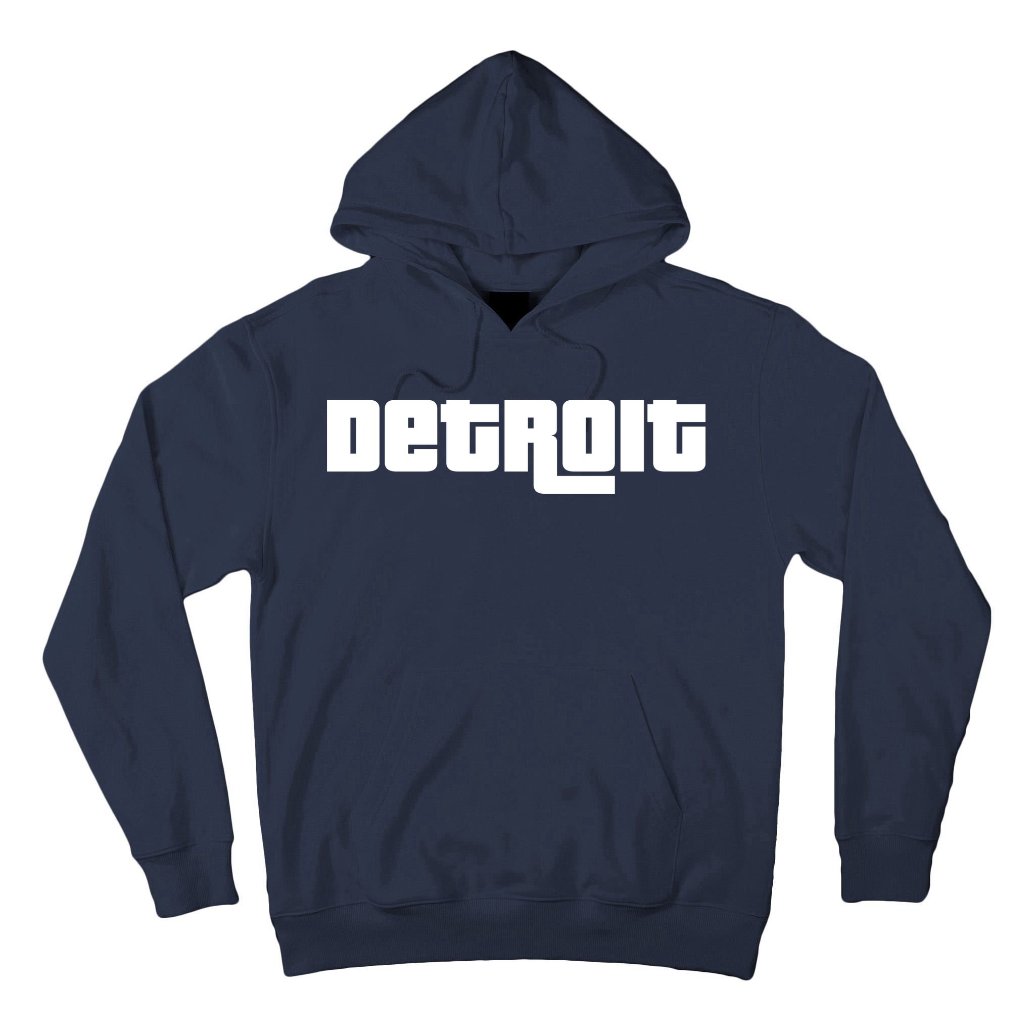 Detroit Bold Future Style Logo Tall Hoodie