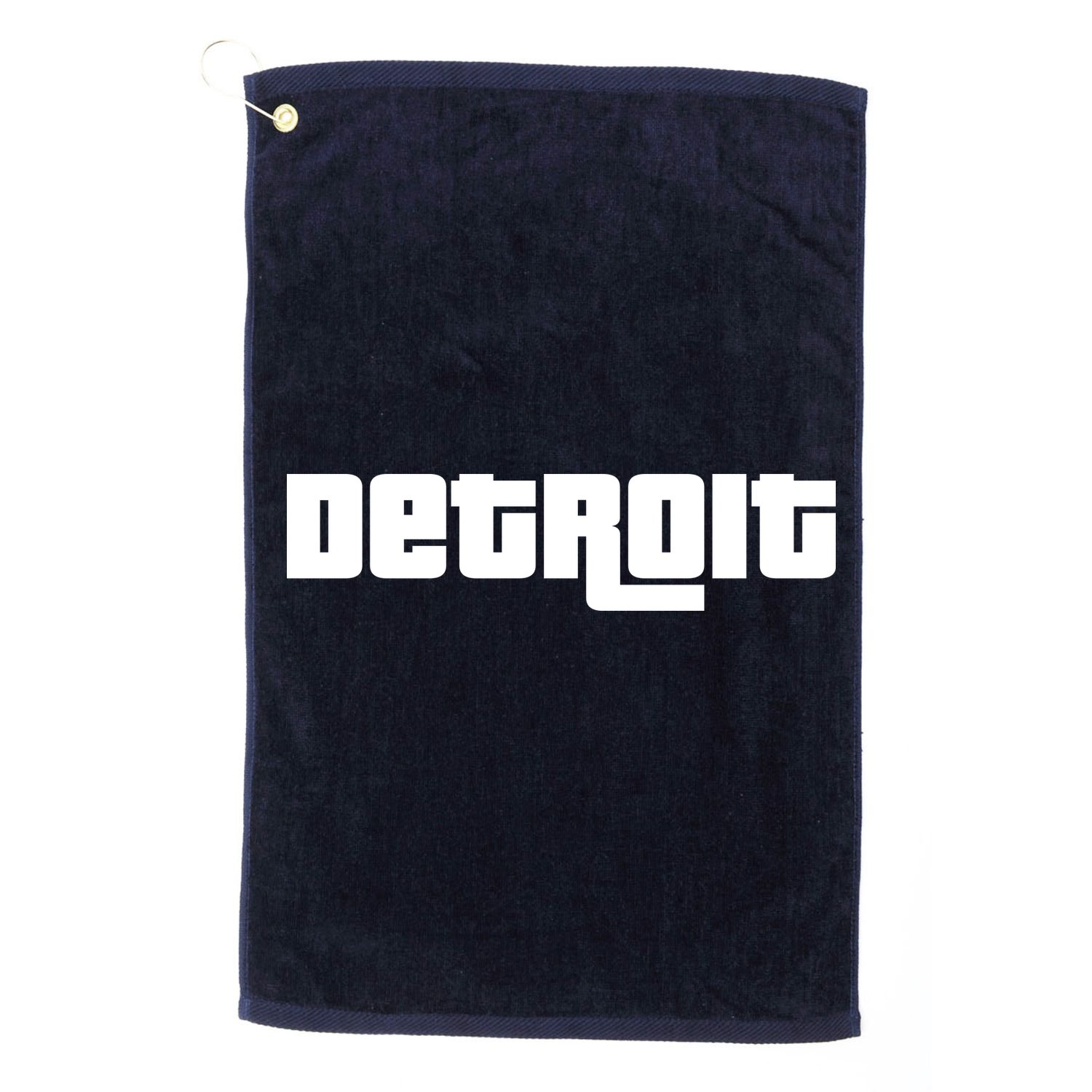 Detroit Bold Future Style Logo Golf Towel