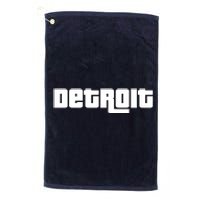 Detroit Bold Future Style Logo Platinum Collection Golf Towel