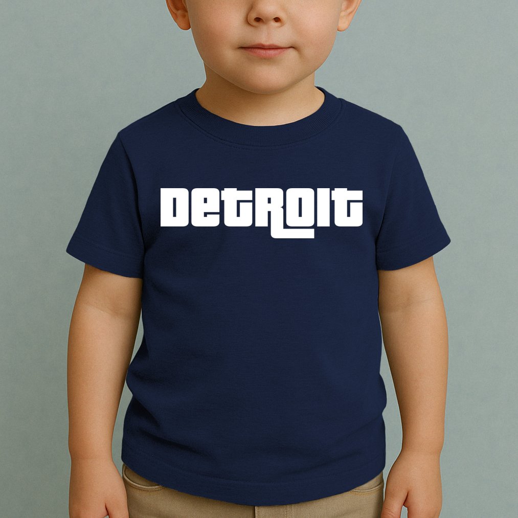 Detroit Bold Future Style Logo Toddler T-Shirt