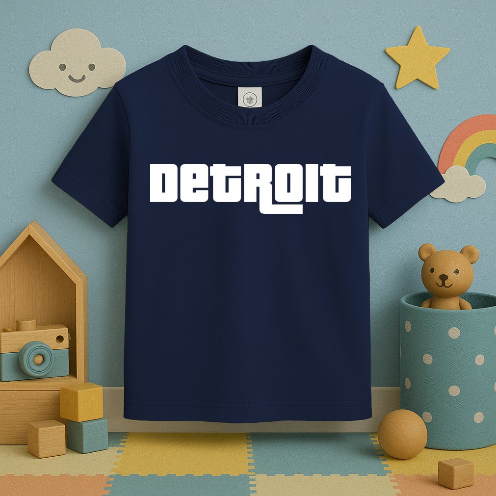 Detroit Bold Future Style Logo Toddler T-Shirt