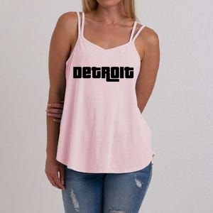 Detroit Bold Future Style Logo Women's Strappy Tank