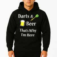 Darts Beer Funny For Dart Player Hoodie