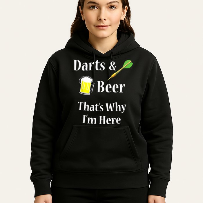 Darts Beer Funny For Dart Player Hoodie