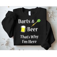 Darts Beer Funny For Dart Player Sweatshirt
