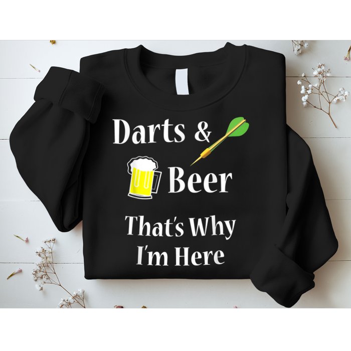 Darts Beer Funny For Dart Player Sweatshirt